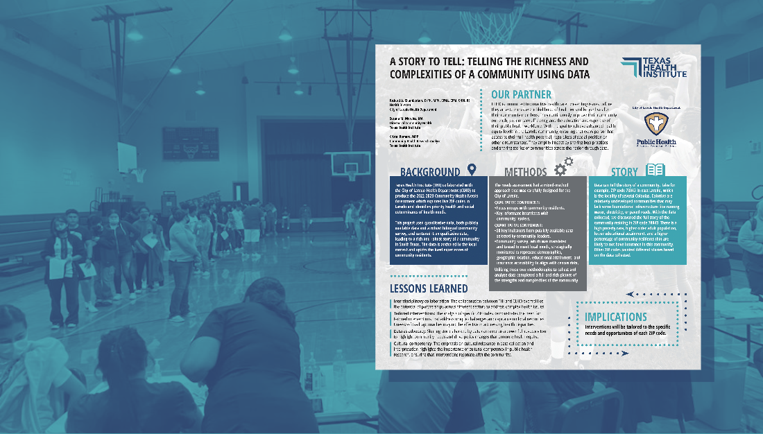 Telling the Story of a Community Using Data: Poster